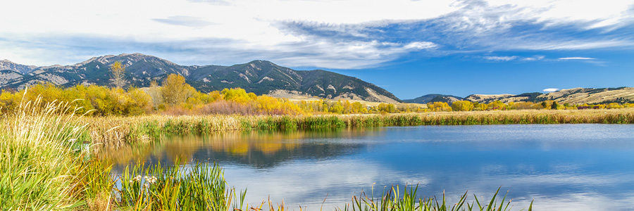 Image of reservoir outside bozeman